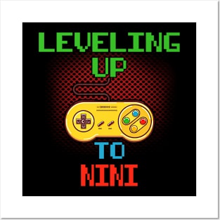 Promoted To NINI T-Shirt Unlocked Gamer Leveling Up Posters and Art